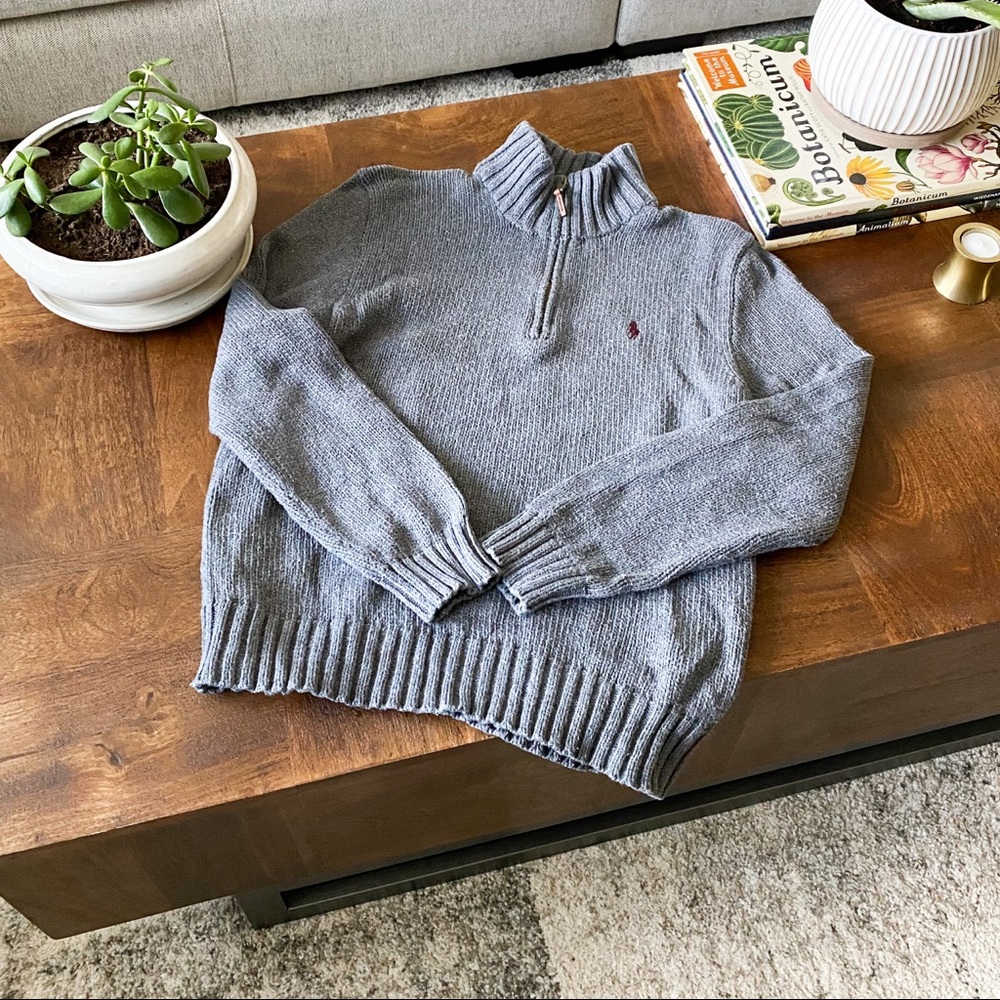 Ralph Lauren Knit Half-Zip Sweater